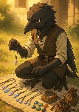 Anthropomorphic Crow