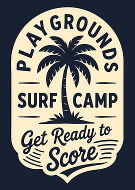Playgrounds Surf Camp Graphic