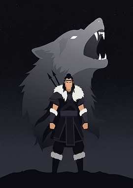 Warrior and Wolf