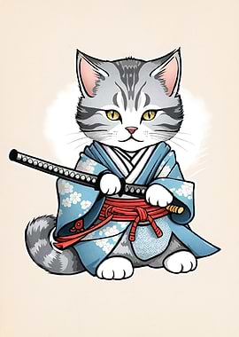 Samurai Cat Katana