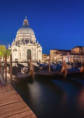 Venice at Night: Basilica di Santa Maria