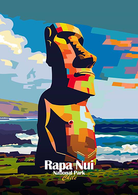 Rapa Nui National Park Chile Art