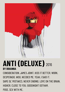 Rihanna Anti Album Cover