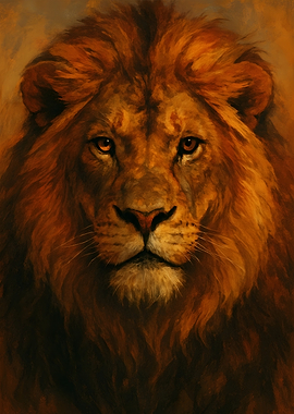 Majestic Lion Portrait