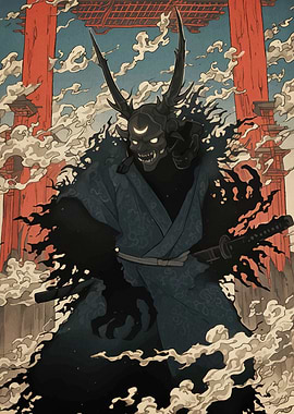 Oni Samurai Katana Japan