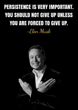 Elon Musk: Persistence is Very Important