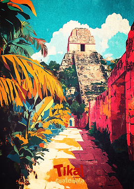 Tikal Guatemala Temple