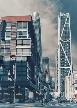 San Francisco cityscape with modern architecture