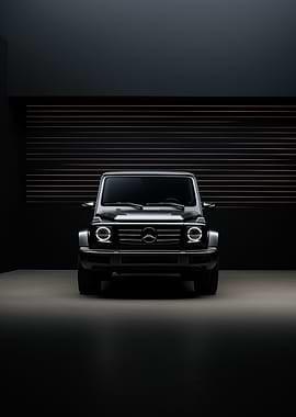 Mercedes G Wagon in dark