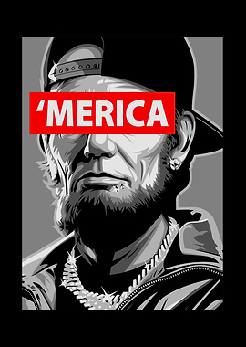 Abraham Lincoln 'Merica Portrait