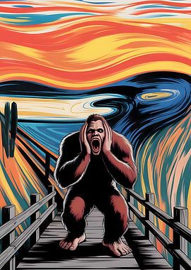 Funny Bigfoot Screaming