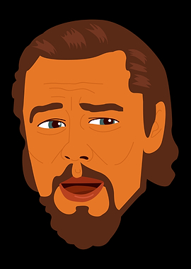 Funny Meme Portrait of Leonardo DiCaprio