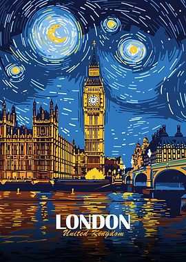 London, United Kingdom Nightscape Art