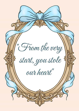 baby boy loving frame