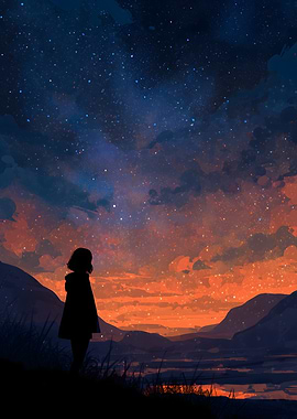 Gazing at Starry Sky