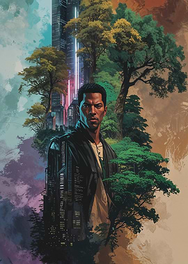 Urban Warrior Between Worlds – Nature vs. Futurism