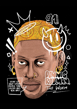 Dennis Rodman BasketBall Sports