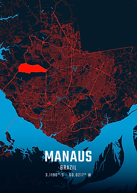Manaus City Map