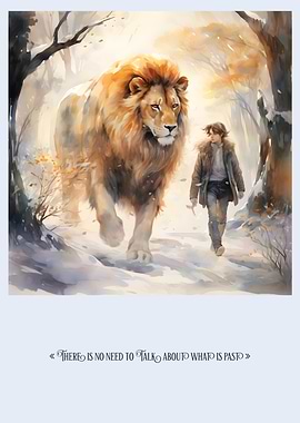 The past is past - Edmund’s restoration - Narnia watercolor poster -