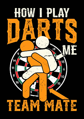 Funny Darts Team Mate