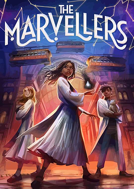 The Marvellers book cover illustration