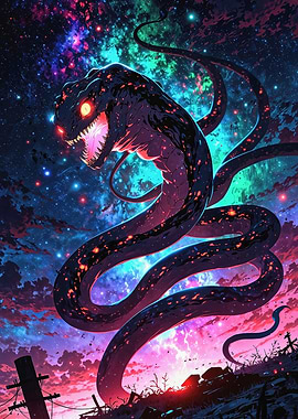 Cosmic Snake Monster