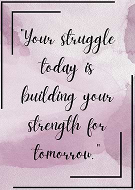 Inspirational Quote on Watercolor Background