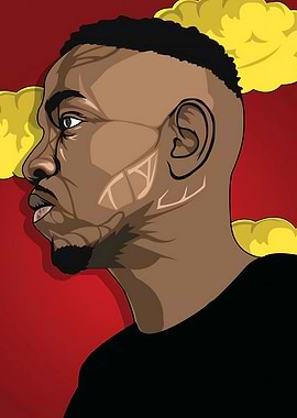 Kendrick Lamar Portrait Illustration