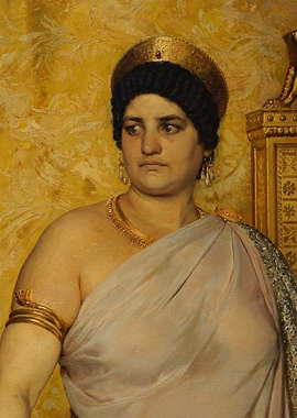 Portrait of a Woman with Gold Jewelry