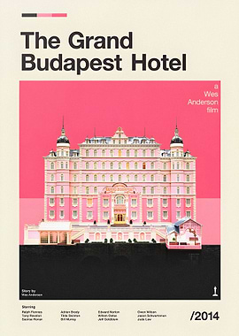 The Grand Budapest Hotel Minimalist Poster