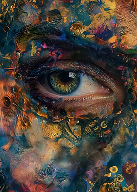 Abstract Eye Portrait