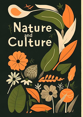 Nature and Culture Floral Illustration