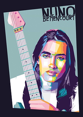 Nuno Bettencourt Pop Art Portrait