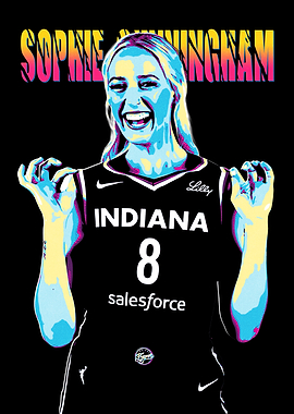 Sophie Cunningham Basketball Player Portrait