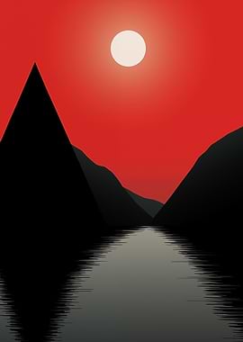 Nordic Sky Mountain Lake