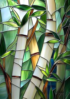 Stained Glass Bamboo