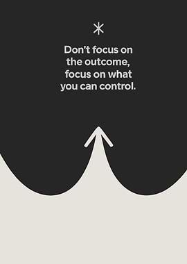 Inspirational Quote with Arrow Graphic