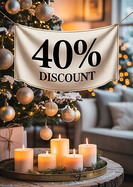 Christmas Sale: 40% Discount