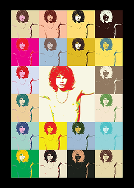 Jim Morrison Pop Art Portrait