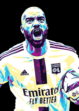 Alexandre Lacazette Pop Art