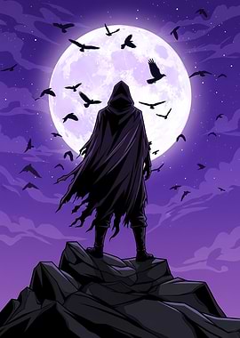 Ninja Under Moonlight