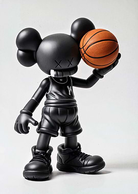 KAWS Basketball Figure