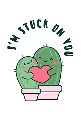 Cute Cactus Love