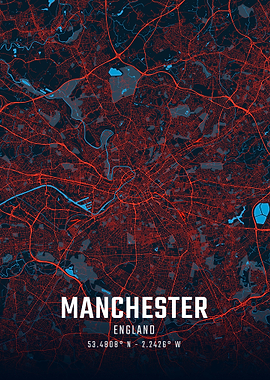 Manchester City Map