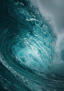 Turquoise Ocean Wave