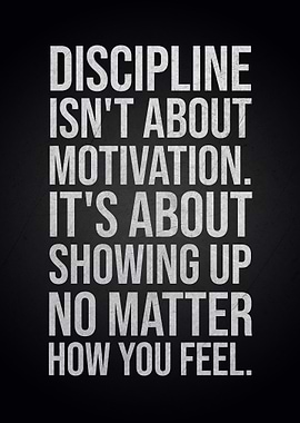 Discipline Motivational