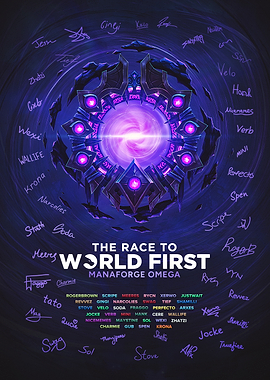 The Race to World First Manaforge Omega Portal Signed