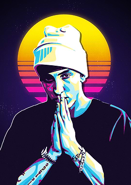 Eminem Retro Portrait
