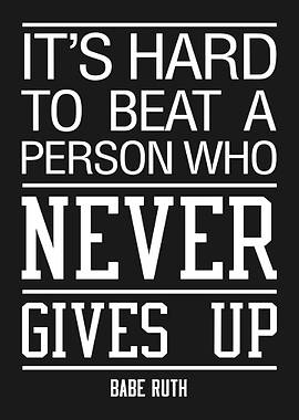 Inspirational Quote by Babe Ruth