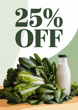 25% Off Fresh Produce and Milk
